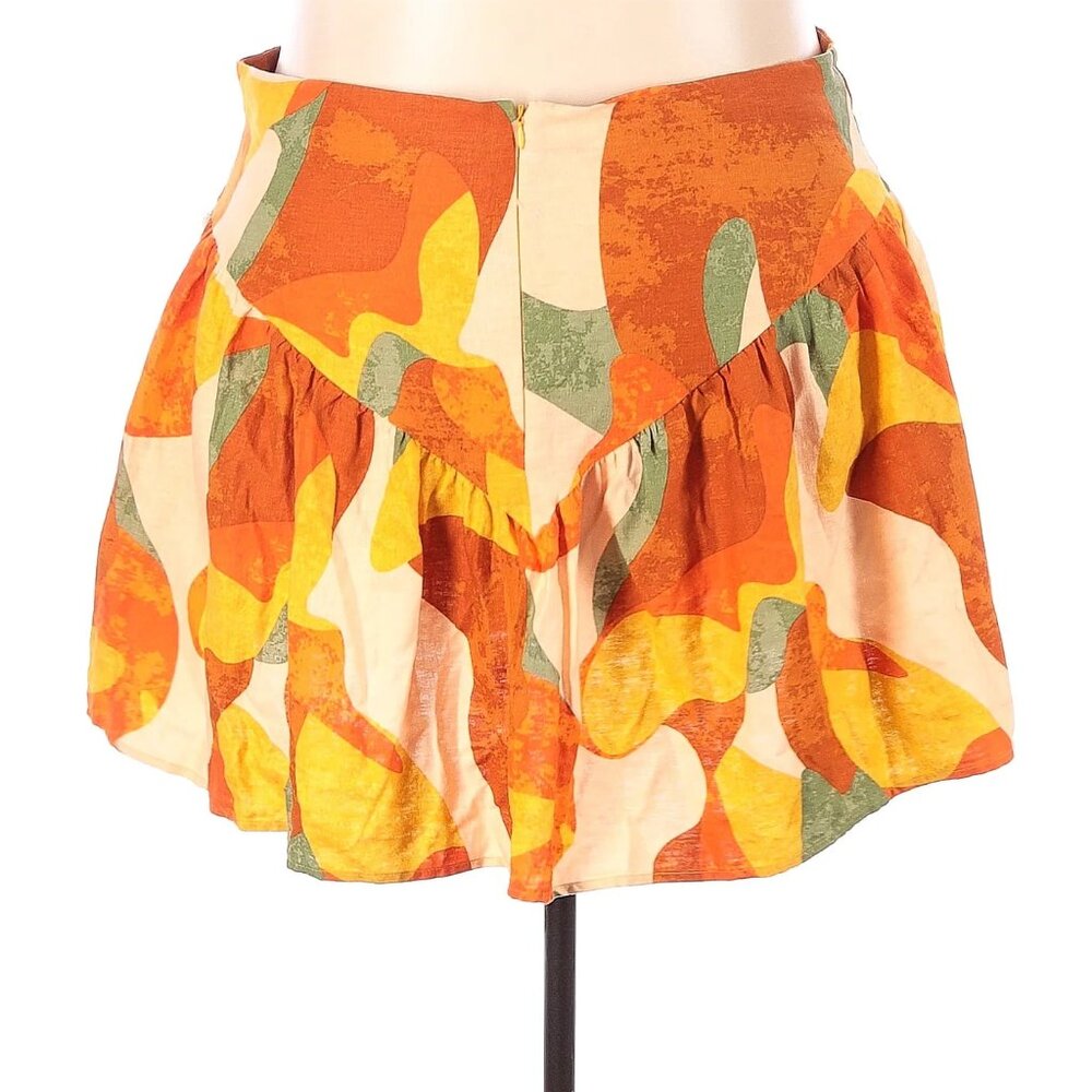 Fe Noel x Target Mixed Paint Print Mini Skirt- Size 12